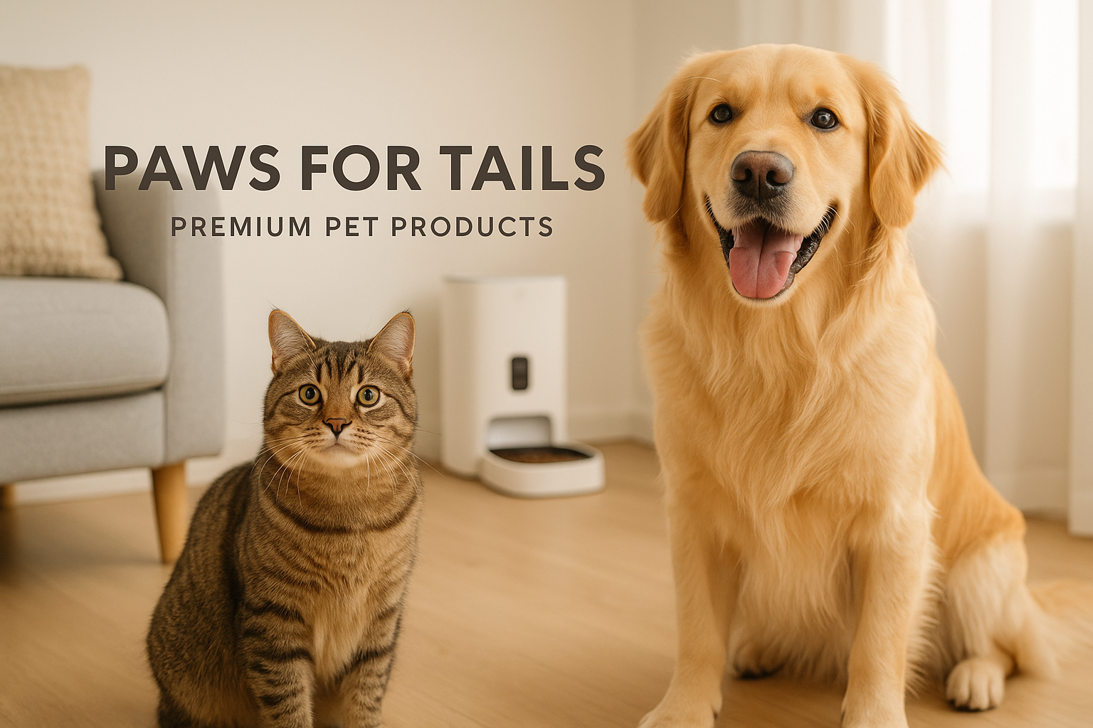 Hero banner for Paws for Tails